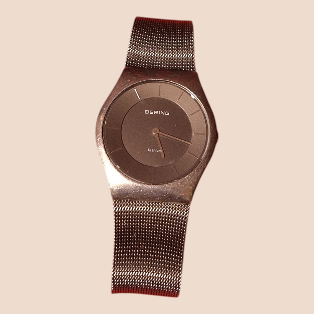 Ring Titanium Mesh Silver Smartwatch
